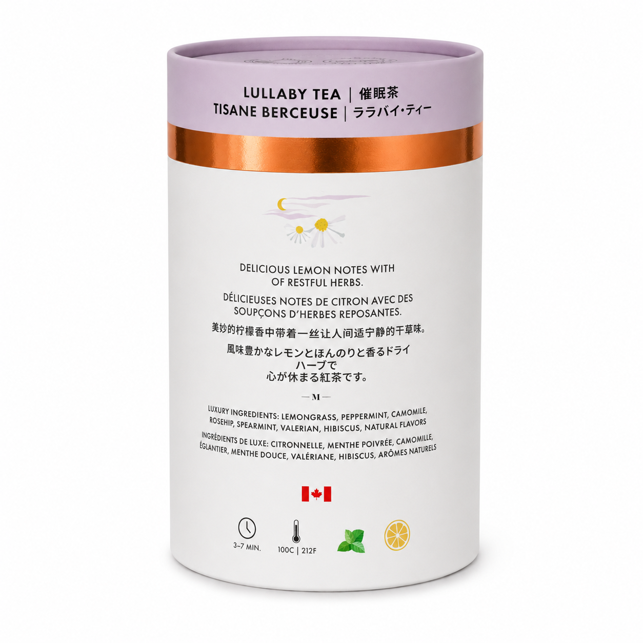 Lullaby Luxury herbal tea | Canadian | 24ct