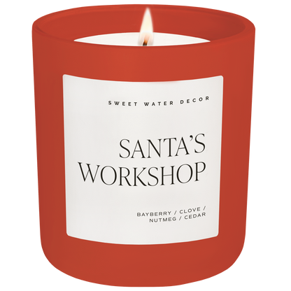 *NEW* Santa's Workshop 15 oz Soy Candle - Christmas Decor