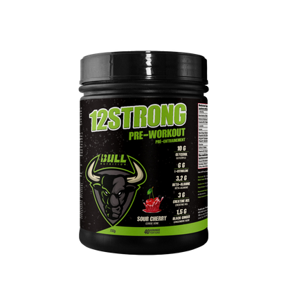 12 STRONG Pre-Workout – Sour Cherry