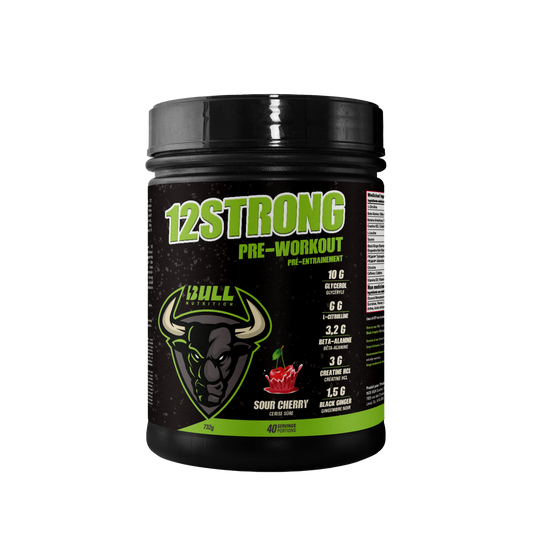 12 STRONG Pre-Workout – Sour Cherry