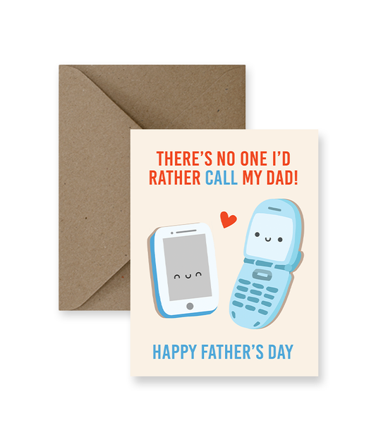 Call Dad Father's Day Card