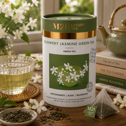 Flowery Jasmine Luxury Green Tea | Canadian | 24ct