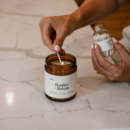 Bonfire + Balsam | Canadian Beeswax Candle