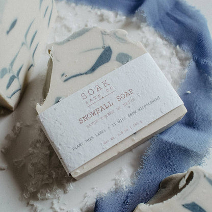 Snowfall Soap Bar - Canadian Handmade