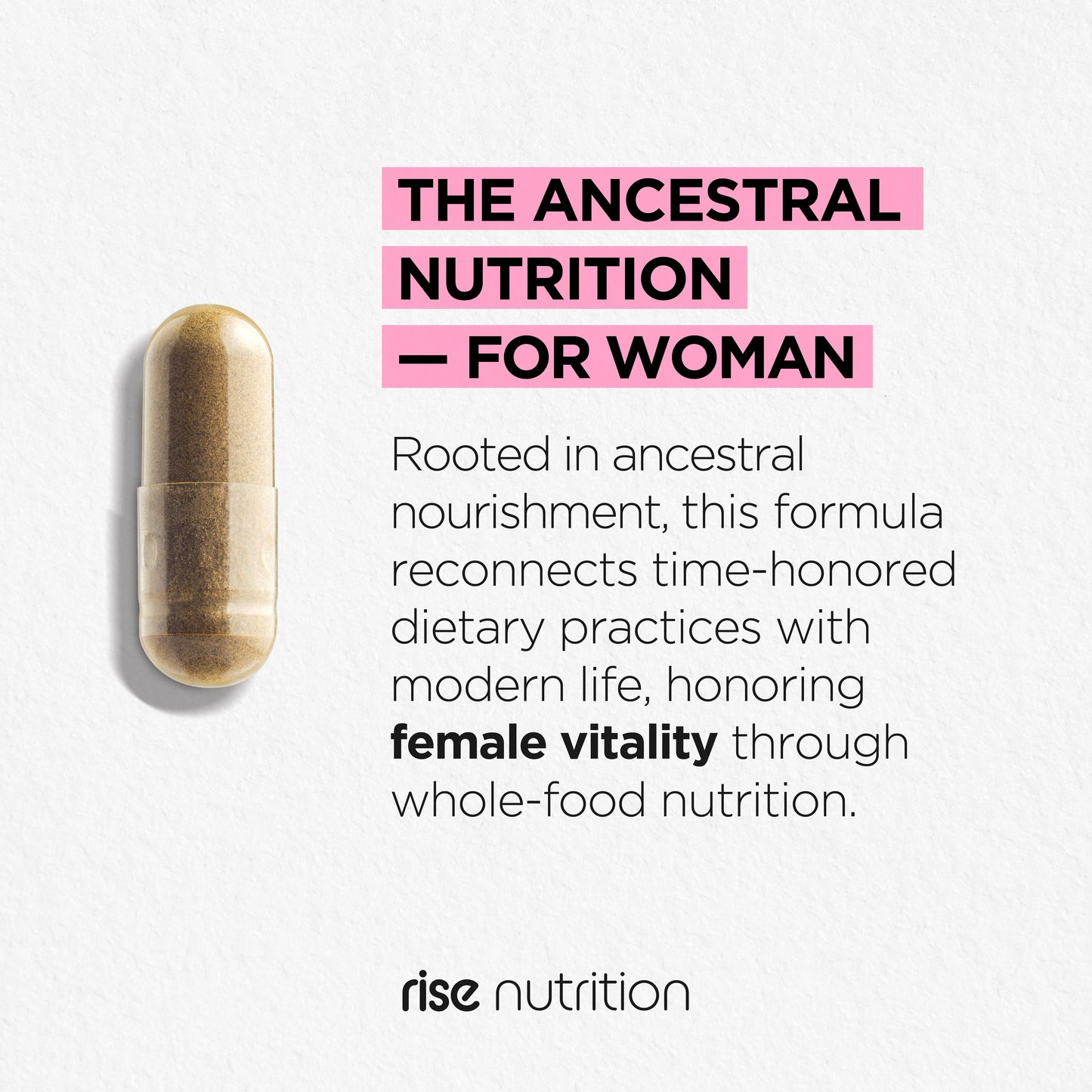 Rise Nutrition Female Optimized Beef Organs 60ct