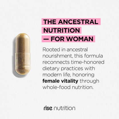 Rise Nutrition Female Optimized Beef Organs 60ct