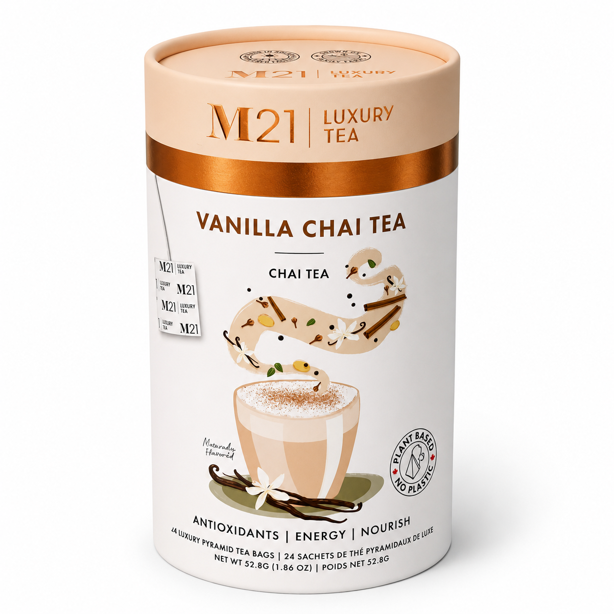 Vanilla Chai Luxury Black Tea | Canadian | 24ct