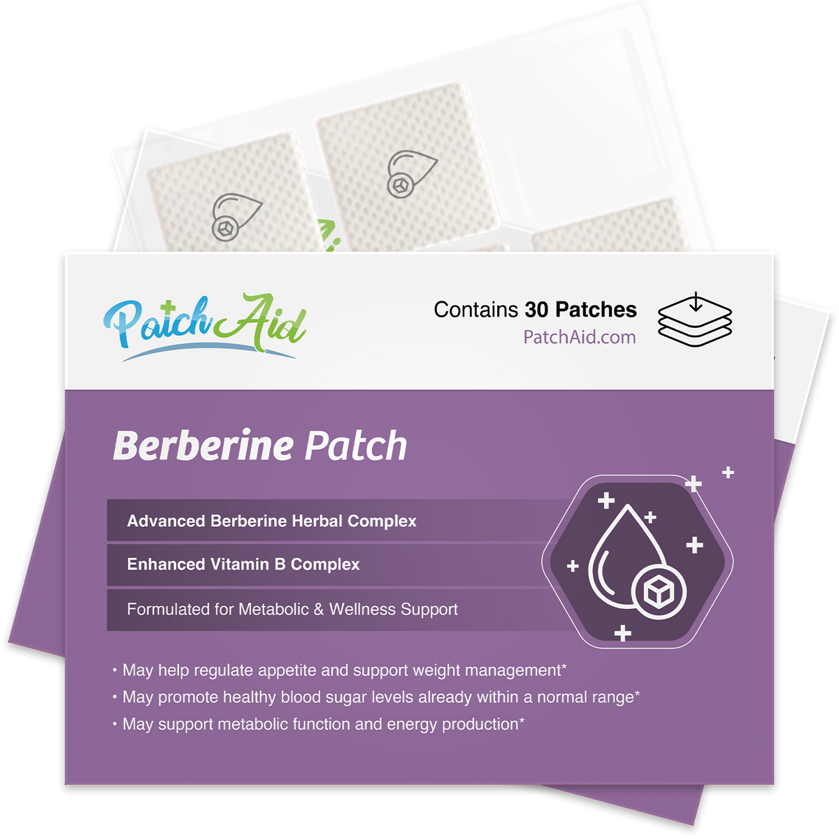 Berberine Patch – GLP-1 Support & Appetite Control: One Patch
