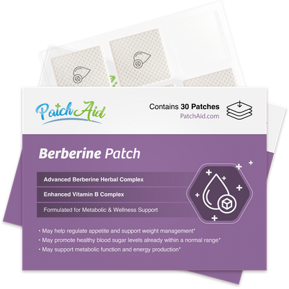 Berberine Patch – GLP-1 Support & Appetite Control: One Patch