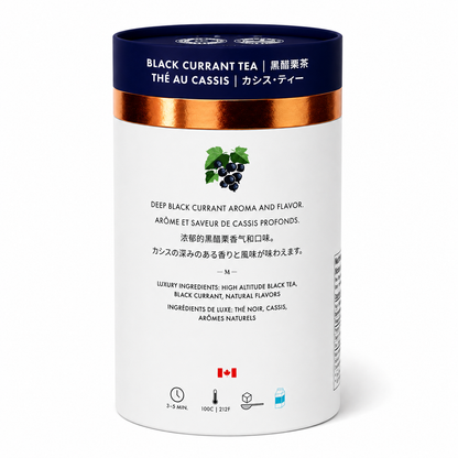Blackcurrant Luxury Black Tea | Canadian | 24ct