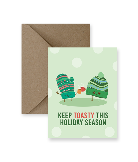 Keep Toasty This Holiday Season Card