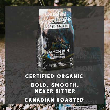 Salmon Run - Organic Coffee (MED): 340g