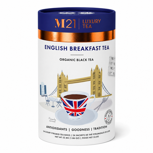 English Breakfast Luxury Black Tea | Canadian | Organic 24ct