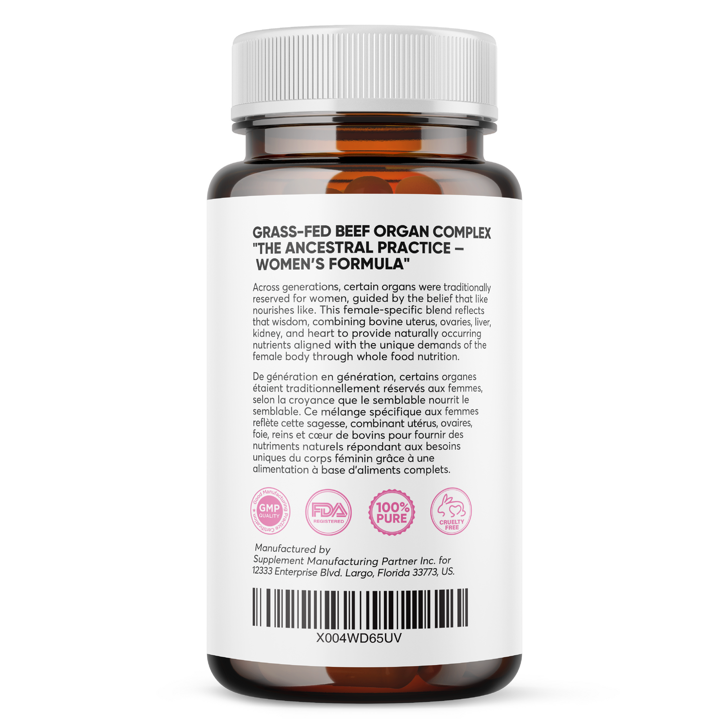 Rise Nutrition Female Optimized Beef Organs 60ct