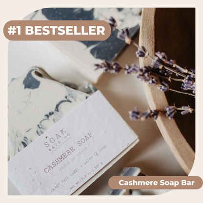 Cashmere Soap Bar #1 Bestseller - Canadian Made - No Tariffs