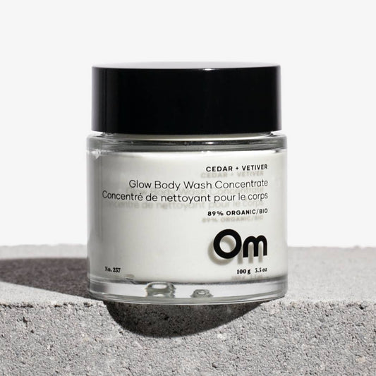Om Cedar + Vetiver Glow Body Wash Concentrate