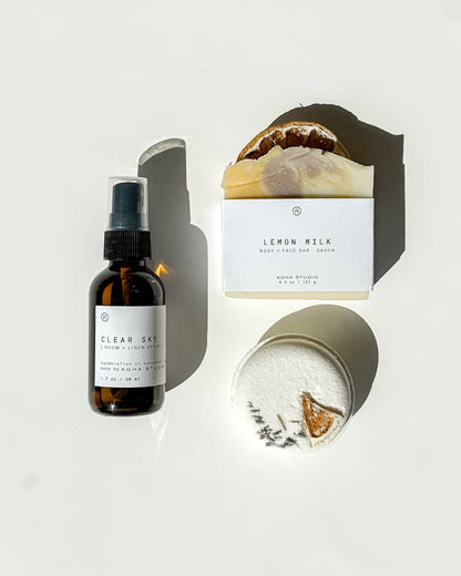 Lemon Milk Body + Face Bar