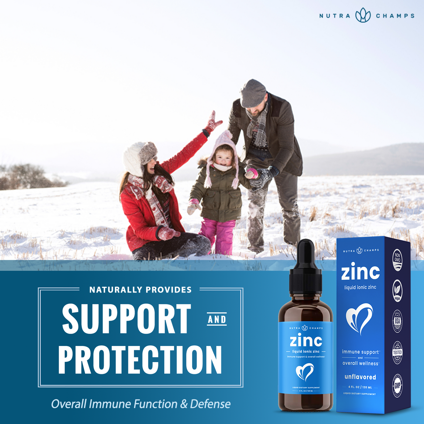 Zinc Drops Enhanced with Vitamin C
