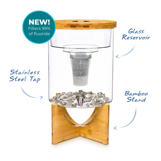 Glass Water System w/MINA Fluoride Filter