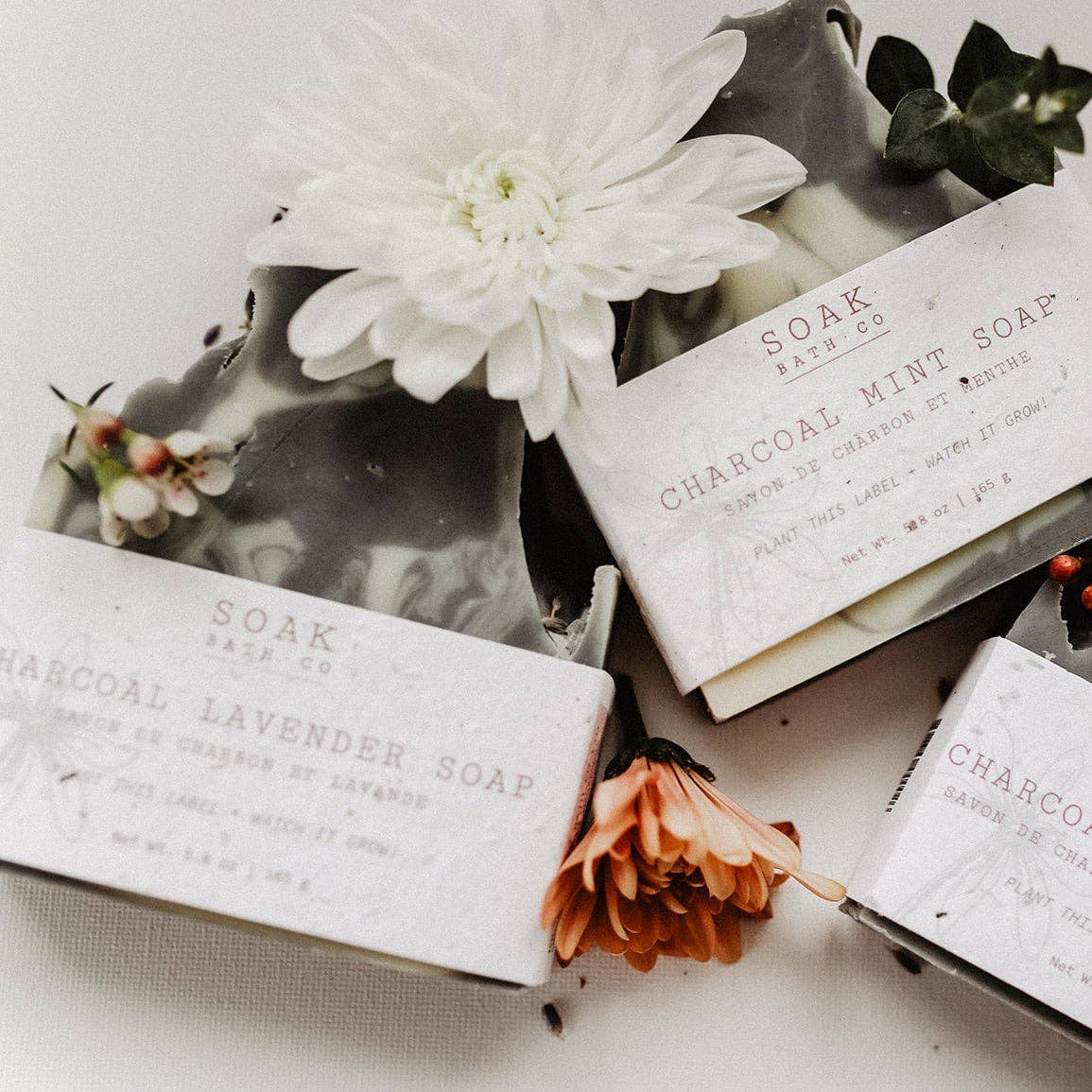 Charcoal Lavender Soap Bar - Canadian Handmade