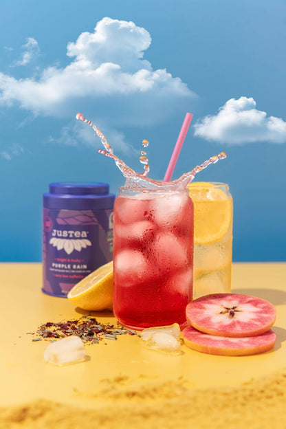 Purple Rain Tin with Spoon - Organic, Fair-Trade, Purple Tea