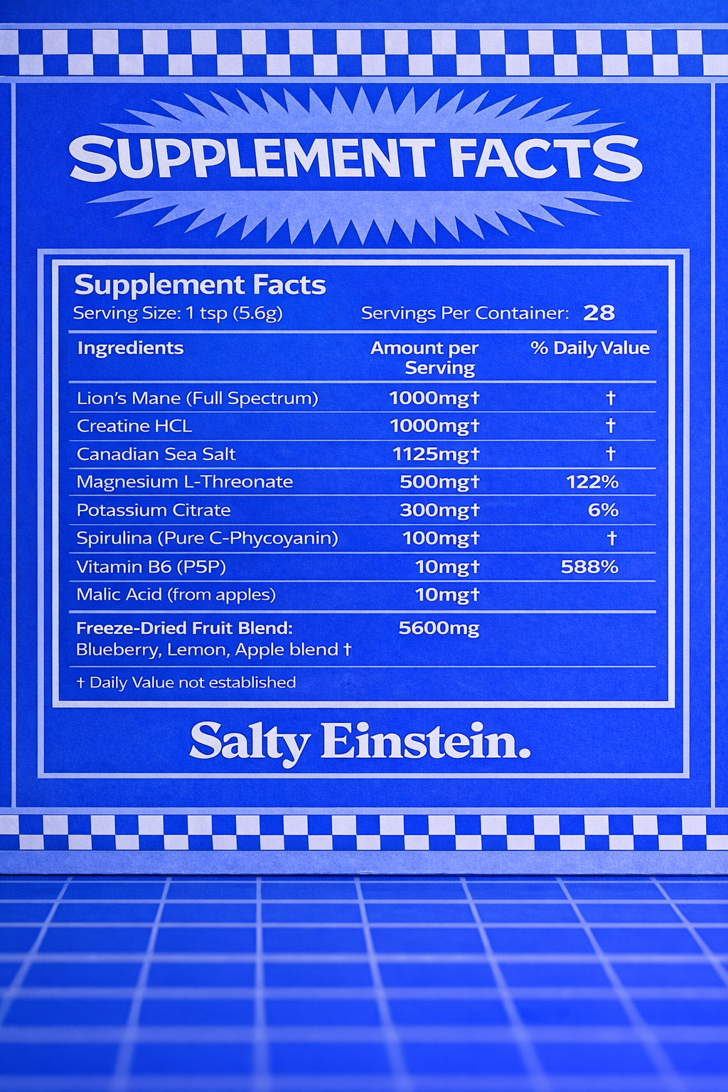Salty Einstein - Hydration | Cognitive Function