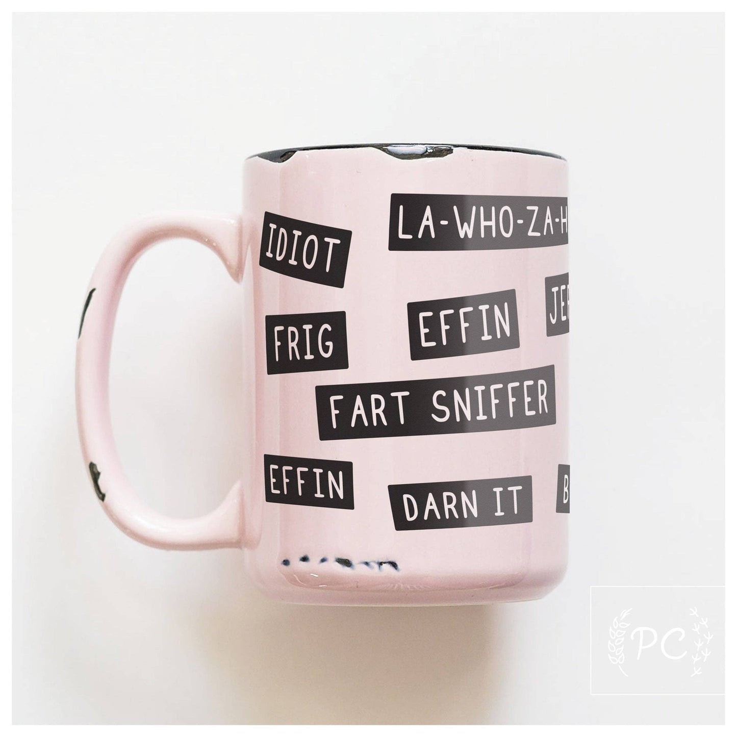 Pg rated insults | ceramic mug: Green