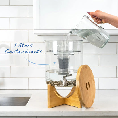 Glass Water System w/MINA Fluoride Filter