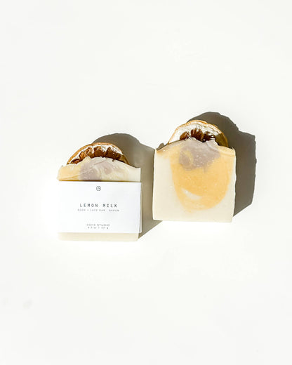 Lemon Milk Body + Face Bar