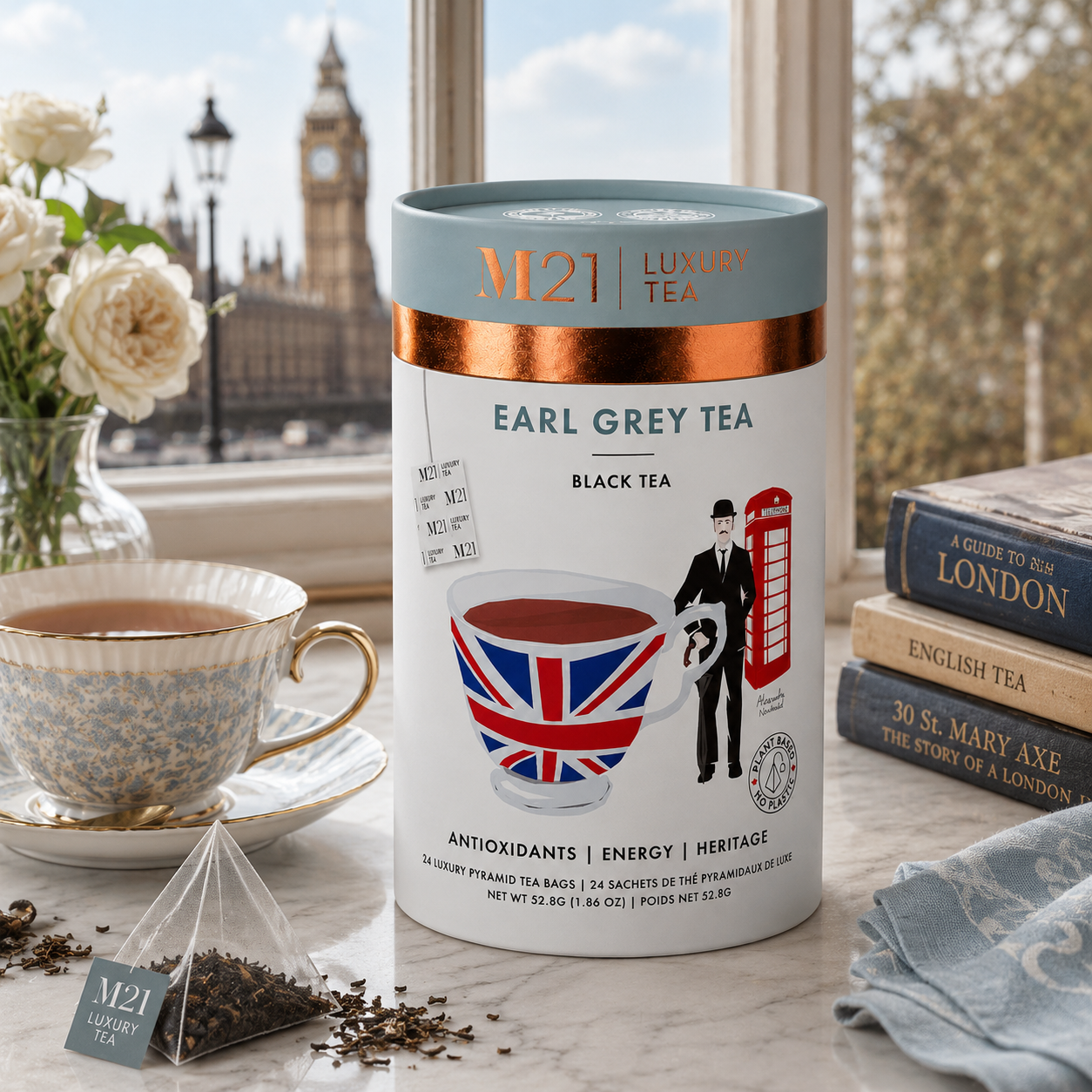 Earl Grey Luxury Black Tea | Canadian | 24ct
