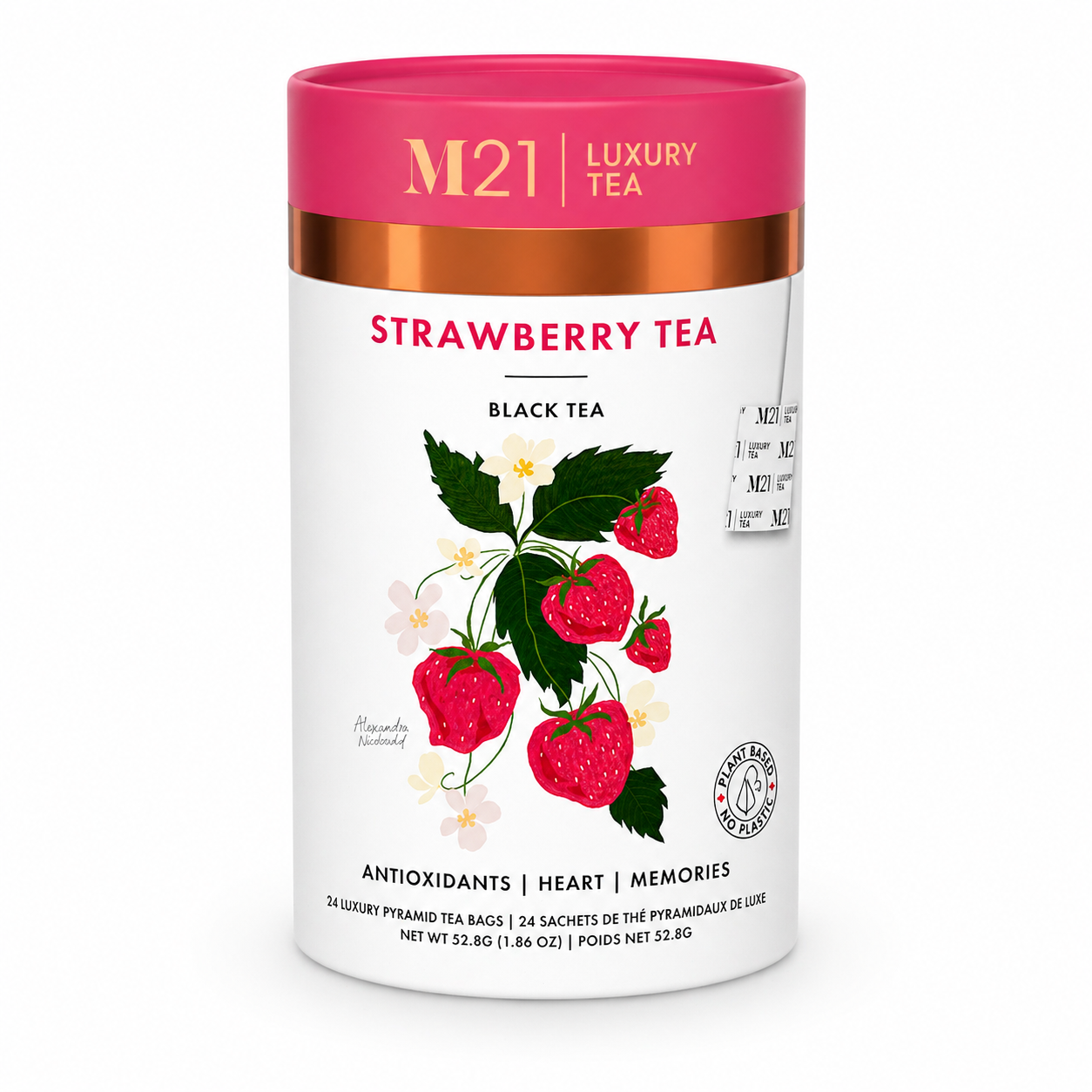 Strawberry Luxury Tea | Canadian | 24 Tea Bags