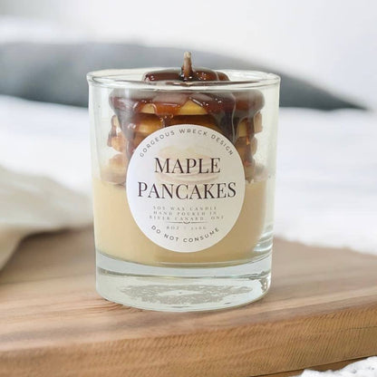 Maple Pancake Dessert Candle