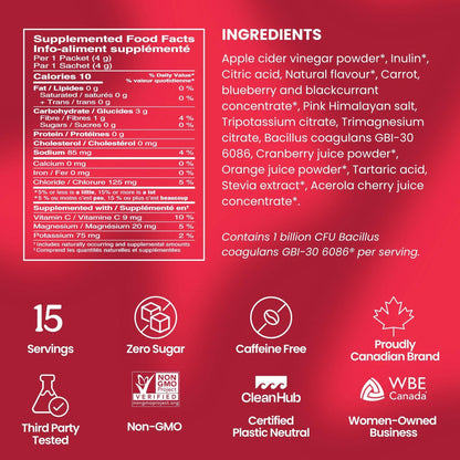 SuperBelly Cranberry Orange | Electrolytes | Gut Health