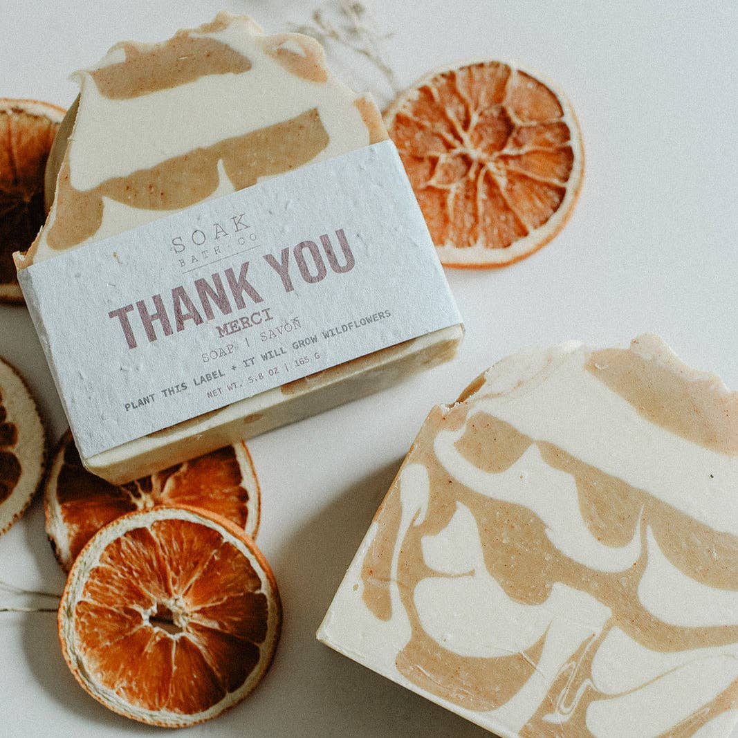 THANK YOU Soap Bar - Canadian Made