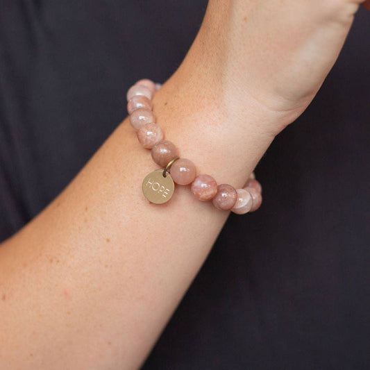 Dusty Rose Faith Serenity Stone: Faith