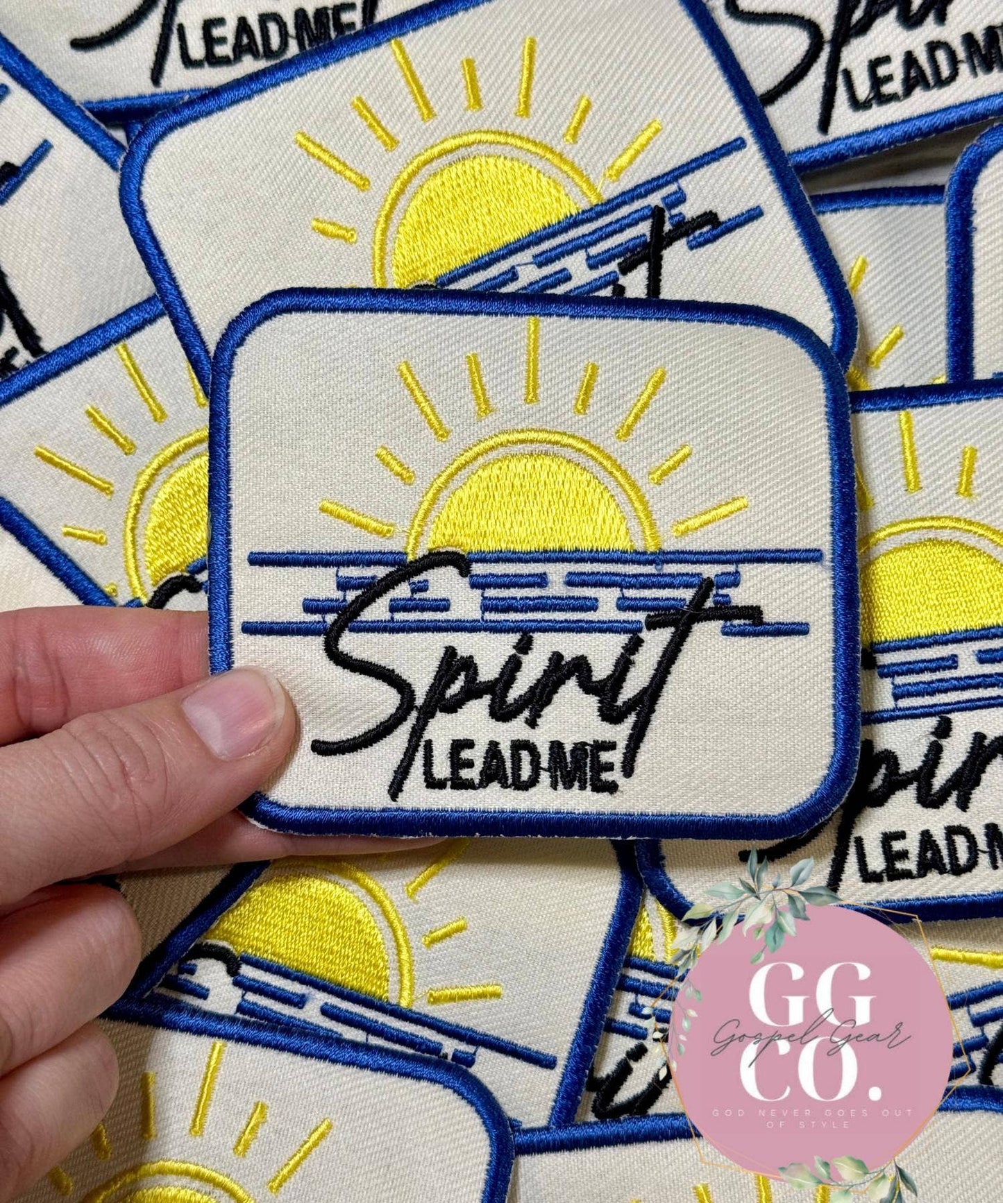 Spirit Lead Me Sunrise Embroidered Patch