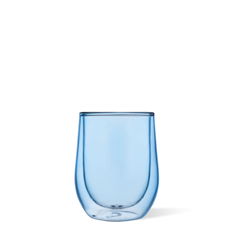 Double Walled Stemless Wine Glass Set