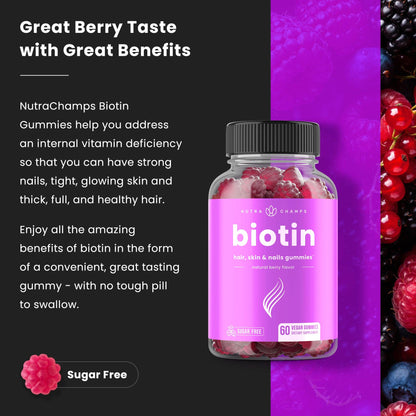 Sugar Free Biotin Gummies