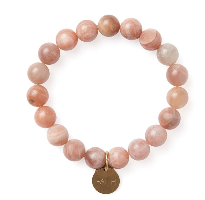 Dusty Rose Faith Serenity Stone: Faith