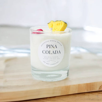 Pina Colada Dessert Candle .