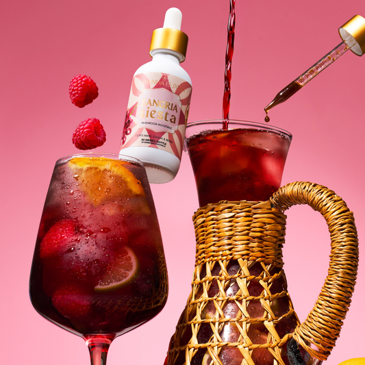 Mushroom Mocktails: Sangria