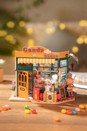 DIY Miniature House Kit: Rainbow Candy House