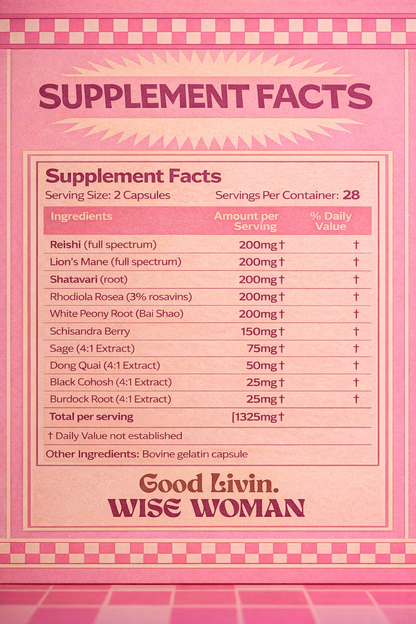 Wise Woman - Peri/Post Menopause