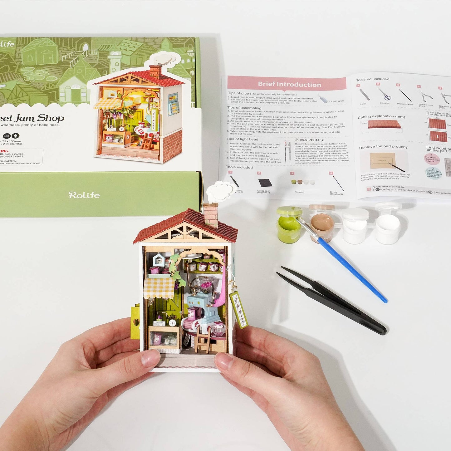 DIY Miniature House Kit: Sweet Jam Shop