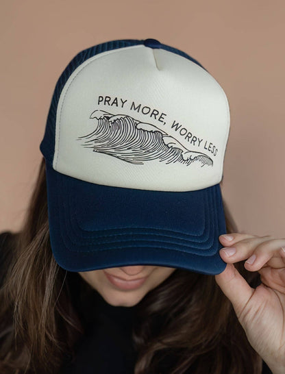 Hat: Pray More Worry Less