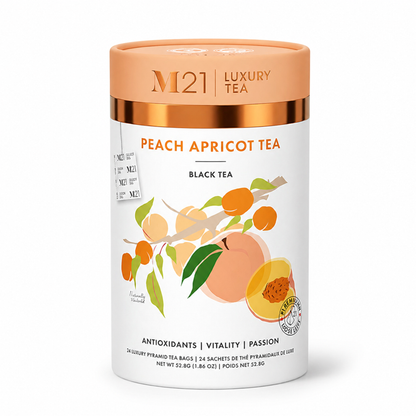Peach Apricot Luxury Tea | Canadian | 24 Tea Bags