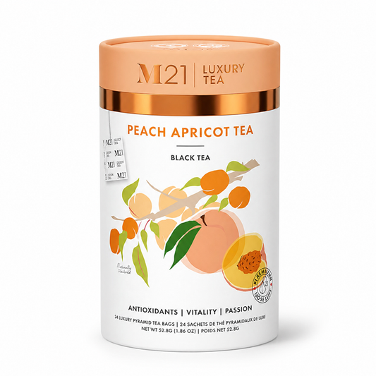 Peach Apricot Luxury Tea | Canadian | 24 Tea Bags