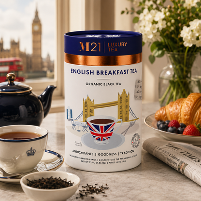 English Breakfast Luxury Black Tea | Canadian | Organic 24ct
