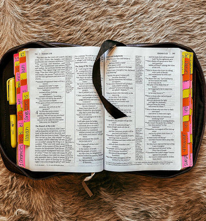 Cow Print Bible Case: Brown