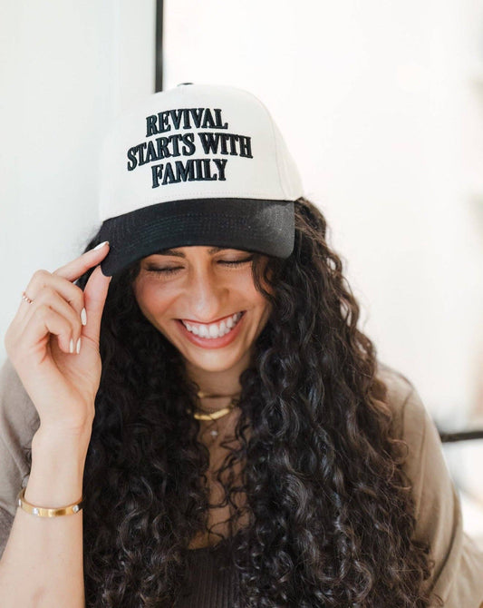 Hat: Revival Starts with Family: Black / Adult